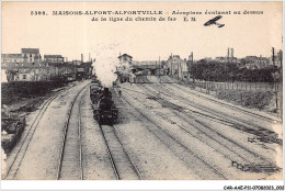 CAR-AAEP11-94-1033 -MAISONS-ALFORT-ALFORTVILLE - Aeroplane - Train - Carte Vendue En L'etat - Alfortville