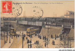 CAR-AAEP10-94-1023 - NOGENT-LE-PERREUX - Place De La Republique - Le Pont De Mulhouse - Train - Nogent Sur Marne