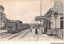 CAR-AAEP10-92-1004 - BELLEVUE - La Gare De Bellevue-funiculaire - Ligne Des Moulineaux - Train - Other & Unclassified