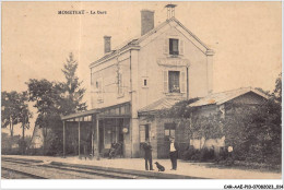 CAR-AAEP10-89-0947 - MONETEAU - La Gare - Carte Vendue En L'etat - Moneteau