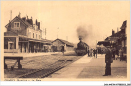CAR-AAEP6-71-0519 - CHAGNY - La Gare - Train - Chagny