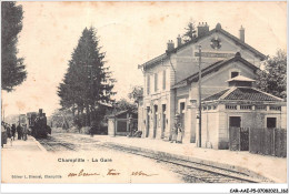 CAR-AAEP5-70-0479 - CHAMPLITTE - La Gare - Train - Autres & Non Classés