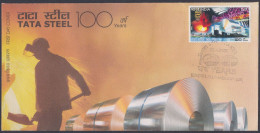 Inde India 2008 FDC Tata Steel, Industry, First Day Cover - Otros & Sin Clasificación