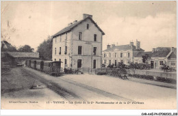 CAR-AAEP4-56-0310 - VANNES -les Gares De La Cie Morbihannaise Et De La Cie D'ORLEANS - Train - Vannes