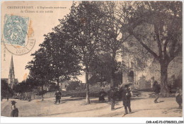 CAR-AAEP3-44-0220 - CHATEAUBRIANT - L'esplanade Exterieure Du Chateau  - Carte Pliee, Vendue En L'etat - Châteaubriant