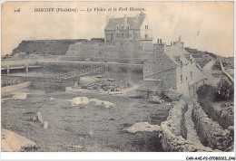 CAR-AAEP2-29-0132 - ROSCOFF - Le Vivier Et Le Fort Bloscon - Carte Pliee, Vendue En L'etat - Roscoff