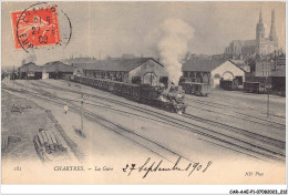CAR-AAEP1-28-0107 - CHARTRES - La Gare - Train - Chartres