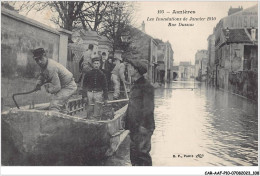 CAR-AAFP10-92-0910 - ASNIERES - Les Inondations De Janvier 1910 - Rue Dussau - Asnieres Sur Seine