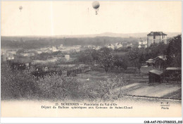 CAR-AAFP10-92-0861 - SURESNES - Panorama Du Val-d'or - Départ De Ballons Sphériques Aux Coteaux De Saint-cloud - Suresnes