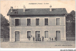 CAR-AAEP9-86-0908 - CHARROUX - La Gare  - Charroux