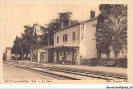 CAR-AAEP8-83-0814 - PUGET-SUR-ARGENS - La Gare - Autres & Non Classés