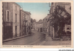 CAR-AAEP8-79-0780 - SECONDIGNY - Rue Principale - Commerces, Boucherie - Secondigny