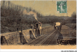 CAR-AAEP8-78-0750 - BREVAL - Le Tunnel - Train - Carte Pliee, Vendue En L'etat - Autres & Non Classés