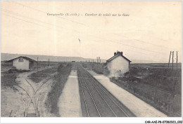 CAR-AAEP8-78-0728 - GARGENVILLE - Coucher De Soleil Sur La Gare - Gargenville