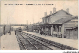 CAR-AAEP8-78-0748 - HOUILLES - Interieur De La Gare Et La Passerelle - Train - Houilles