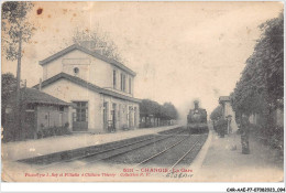 CAR-AAEP7-77-0668 - CHANGIS -  La Gare - Train - Carte Vendue En L'etat - Sonstige & Ohne Zuordnung