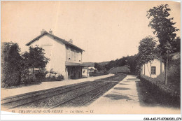 CAR-AAEP7-77-0658 - CHAMPAGNE-SUR-SEINE - La Gare  - Champagne Sur Seine