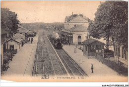 CAR-AAEP7-77-0636 - FONTAINEBLEAU - La Gare - Train - Fontainebleau