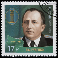 RUSSIA - 2015 -  STAMP CTO - Roman A. Rudenko (1907-1981) - Unused Stamps