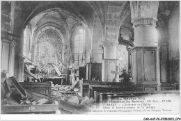 CAR-AAFP6-51-0496 - La Guerre 1914 - L'ouvre De Dévastation Des Barbares - BAREY - L'intérieur De L'église - Other & Unclassified