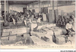 CAR-AAFP5-51-0452 - Vendanges Et Travail Du Vin En Champagne - Emballage Des Vins De Champagne - Ay En Champagne