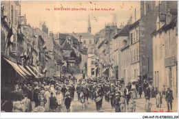 CAR-AAFP3-21-0196 - MONTBARD - La Rue Edme-piot - Une Fanfare - Montbard