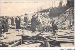 CAR-AAFP2-17-0167 - CHATELAILLON - La Plage Ravagée Par La Tempête - Châtelaillon-Plage