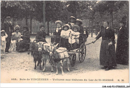 CAR-AAGP11-94-1079 - Bois De VINCENNES - Voitures Aux Chèvres Du Lac De St-Mandé - Vincennes