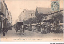CAR-AAGP10-92-0970 - LEVALLOIS-PERRET - Rue De Carnot Et Le Marché - Levallois Perret