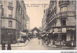 CAR-AAGP10-92-0968 - LEVALLOIS-PERRET - Rue Du Marché - A. Balin - Levallois Perret