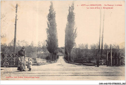 CAR-AAGP10-89-0923 - AISY-SUR-ARMANCON - Le Passage à Niveau - La Route D'AIsy à Rougemont  - Autres & Non Classés