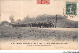 CAR-AAFP9-89-0784 - Les Funérailles Des Victimes Du Crime De JULLY - Le Cortège Funèbre Sortant De La Ferme - Other & Unclassified