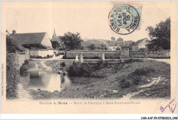 CAR-AAFP9-89-0779 - Environs De SENS - Route De Fleurigny à Saint-Martin-sur-Oreuze - Sens