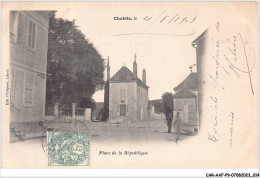 CAR-AAFP9-89-0762 - CHABLIS - Place De La République - Chablis