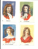 CX57 - IMAGES BISCOTTES PELLETIER - CAHRLES PERRAULT - MARQUISE DE SEVIGNE - JEAN DE LA FONTAINE - JEAN RACINE - Autres & Non Classés