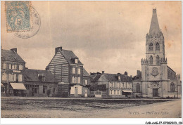 CAR-AAGP7-76-0628 - TOTES - Place De L'Eglise - Sonstige & Ohne Zuordnung