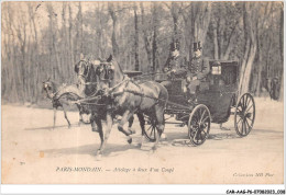 CAR-AAGP6-75-0502 - PARIS - Attelage à Deux  D'un Coupé - Sonstige & Ohne Zuordnung