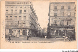 CAR-AAGP5-72-0460 - LE MANS - Rue Dumas - Vue De La Place De La Republique  - Le Mans