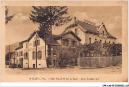 CAR-AAGP5-68-0449 - WESSERLING - Hotel PFADT Et De La Gare - Café Restaurant  - Autres & Non Classés