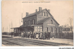 CAR-AAGP5-62-0406 - ARDRES - La Gare De Pont D'ARDRES - Ardres