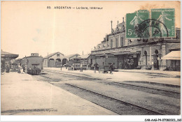 CAR-AAGP4-61-0370 - ARGENTAN - La Gare - Interieur - Train - Argentan