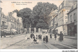 CAR-AAGP4-61-0346 - LAIGLE - Place Saint-Martin - Entrée Du Chateau  - L'Aigle