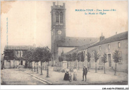 CAR-AAGP4-54-0296 - MARS-LA-TOUR - Place Jeanne D'arc - Le Musée Et L'Eglise  - Andere & Zonder Classificatie