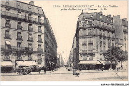 CAR-AAHP11-92-1058 - LEVALLOIS-PERRET - La Rue Vallier Prise Du Boulevard Bineau - Levallois Perret