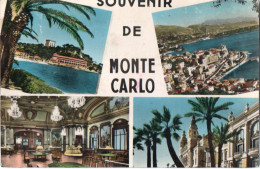 Souvenir De MONTE-CARLO - Multivues   ( CPSM ) - Monte-Carlo