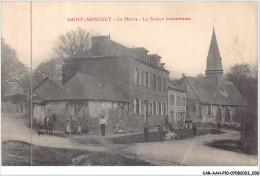 CAR-AAHP10-78-0881 - SAINT-ARNOULT - La Mairie  - La Source Intermittente - Carte Vendue En L'etat - St. Arnoult En Yvelines