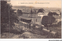 CAR-AAHP10-78-0884 - SAINT-CYR-L'ECOLE - Vue Panoramique Et La Gare - St. Cyr L'Ecole