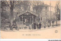 CAR-AAGP8-77-0705 - BOIS-LE-ROI - Chalet De La Gare - Carte Pliee, Vendue En L'etat - Bois Le Roi