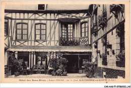 CAR-AAGP7-76-0641 - CAUDEC-EN-CAUX - Hotel Des Deux-Rives - Robert Deahis - Caudebec-en-Caux