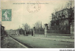 CAR-AAHP6-62-0557 - BRUAY-LES-MINES - Rue Nationale Et Le Château Des Mines - Autres & Non Classés